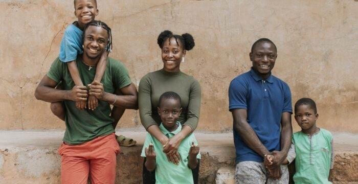 medium shot happy african people